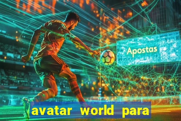 avatar world para imprimir e colorir